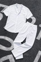 Set lin blanc